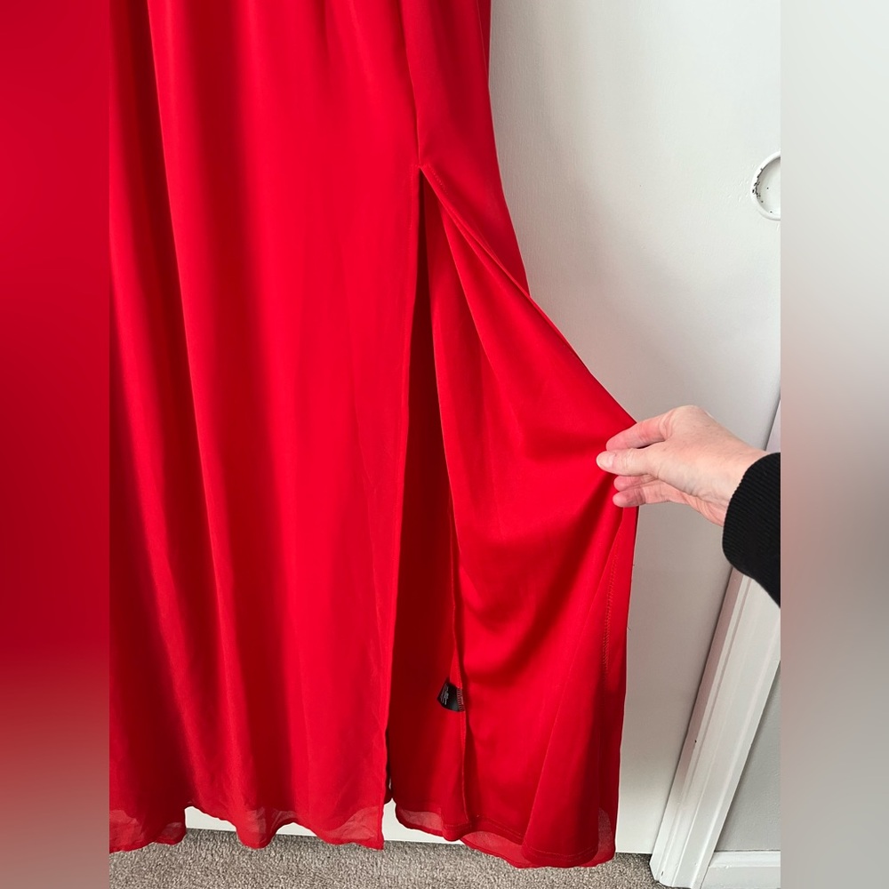 Lulu's Red Maxi Dress - Picture 10 of 15
